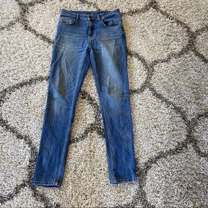 Z1975 Zara Basic Dept Denim High Waisted Jeans 40